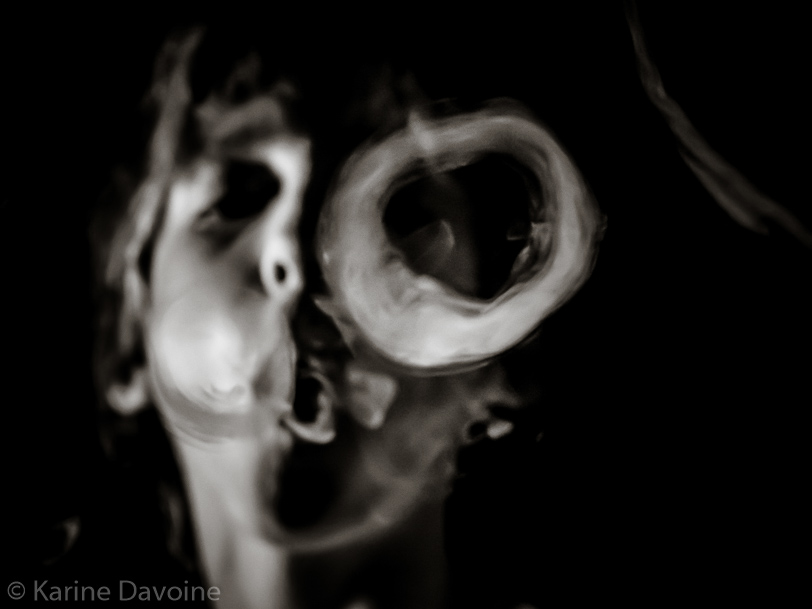 fumée-portrait-photo Expérimentations Photographie 