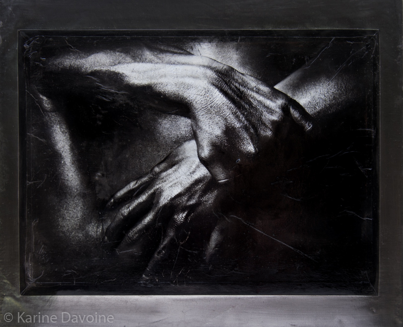 mains-carbonite-tableau-nu En à corps Peinture 